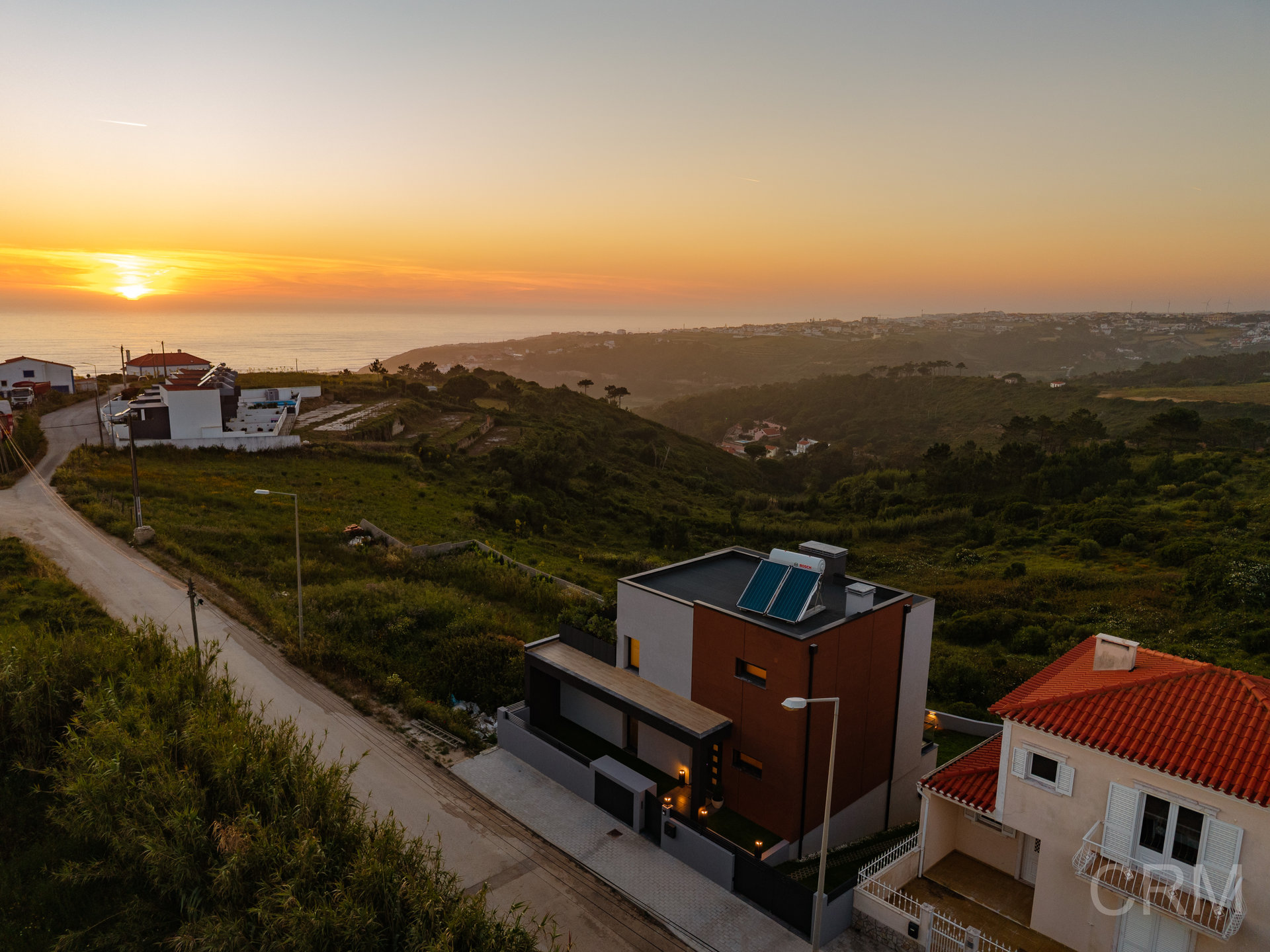 Villa with Atlantic sunset