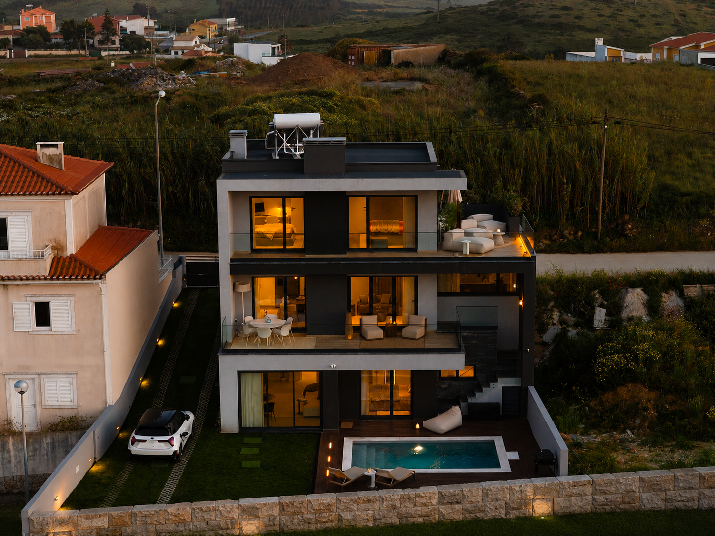 Villa Carvoeira aerial view