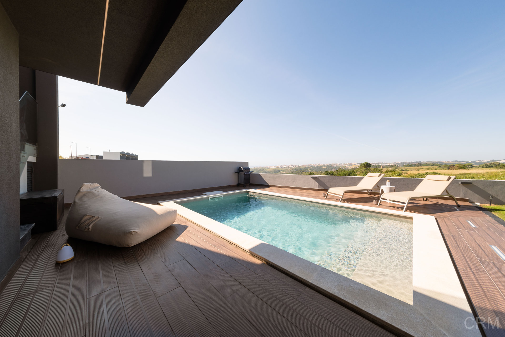 Private pool and outdoor living